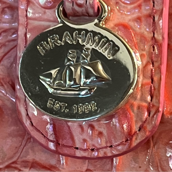 🆕 Brahmin Pink Punch Crossbody Bag and Dust Bag - Picture 6 of 17